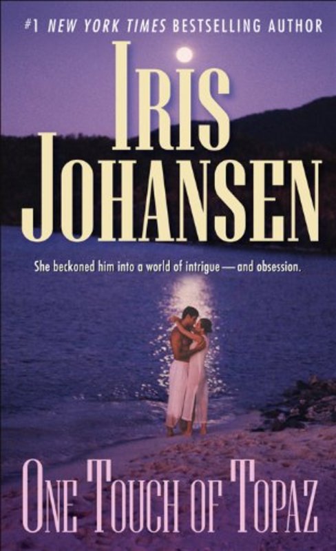 Book cover for "One Touch of Topaz" by Iris Johansen