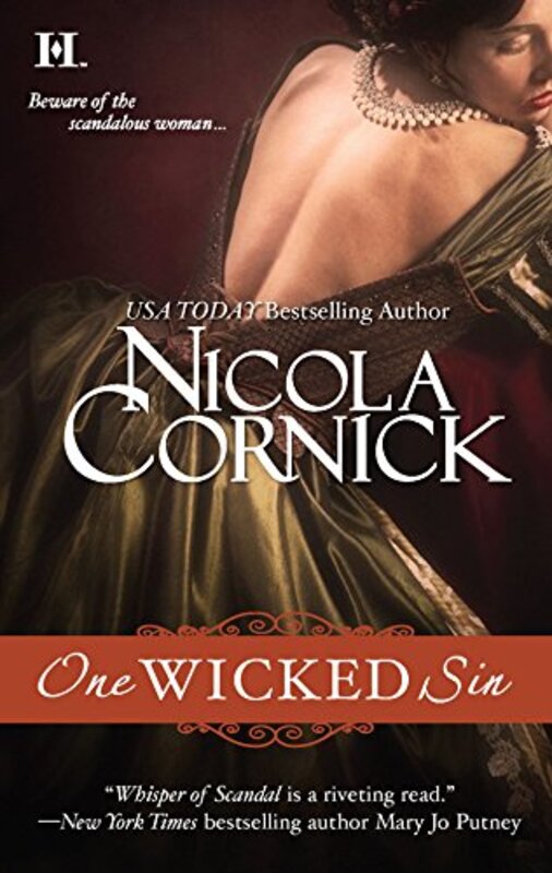 Book cover for "One Wicked Sin" by Nicola Cornick