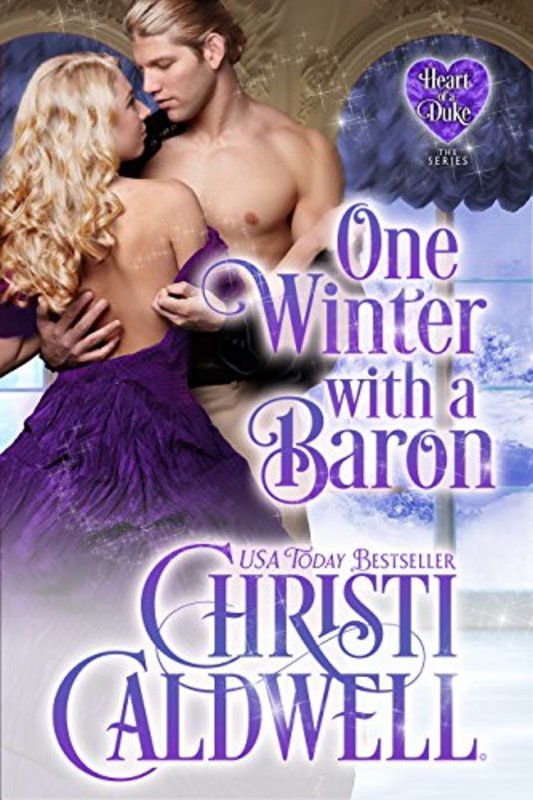 Book cover for "One Winter with a Baron" by Christi Caldwell