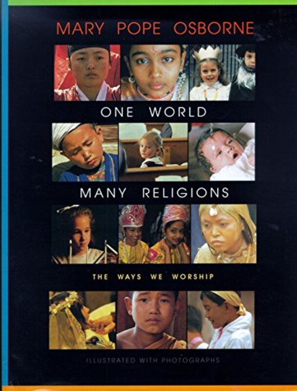 Book cover for "One World, Many Religions" by Mary Pope Osborne