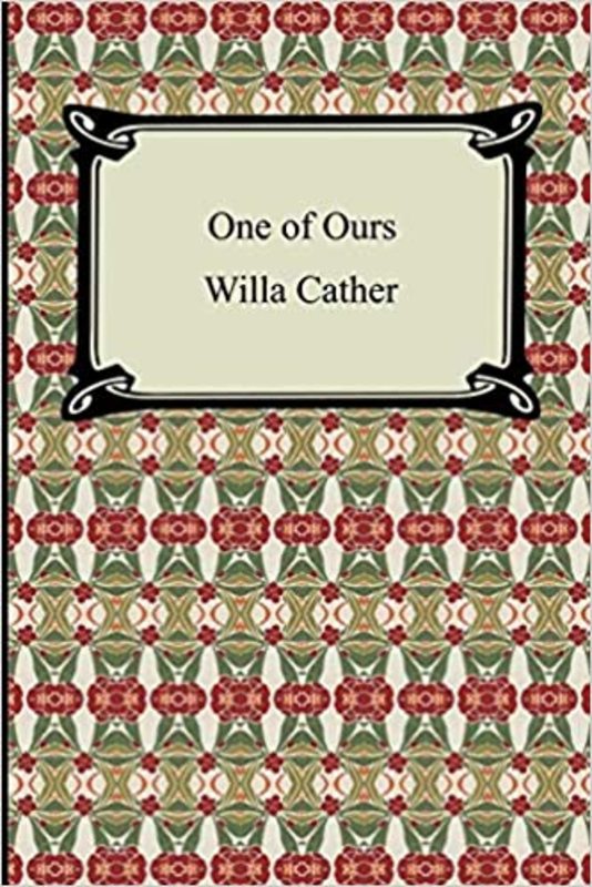 Book cover for "One of Ours" by Willa Cather