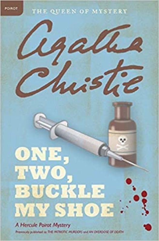 Book cover for "One, Two, Buckle My Shoe" by Agatha Christie