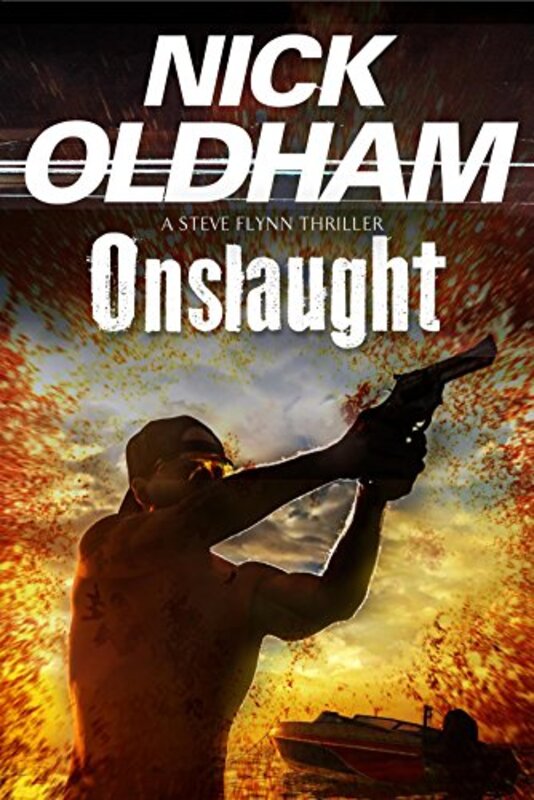 Book cover for "Onslaught" by Nick Oldham