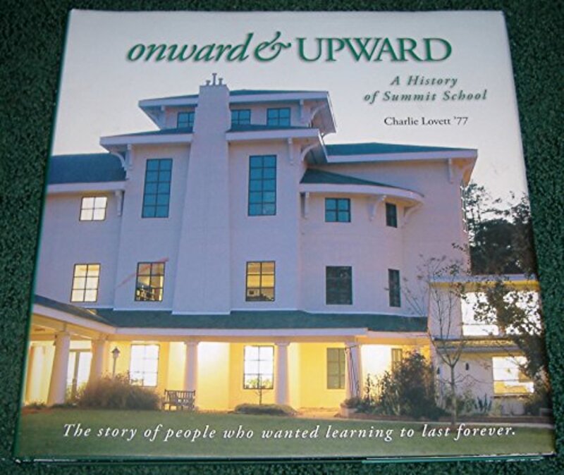Book cover for "Onward and Upward" by Charlie Lovett