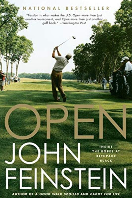 Book cover for "Open" by John Feinstein