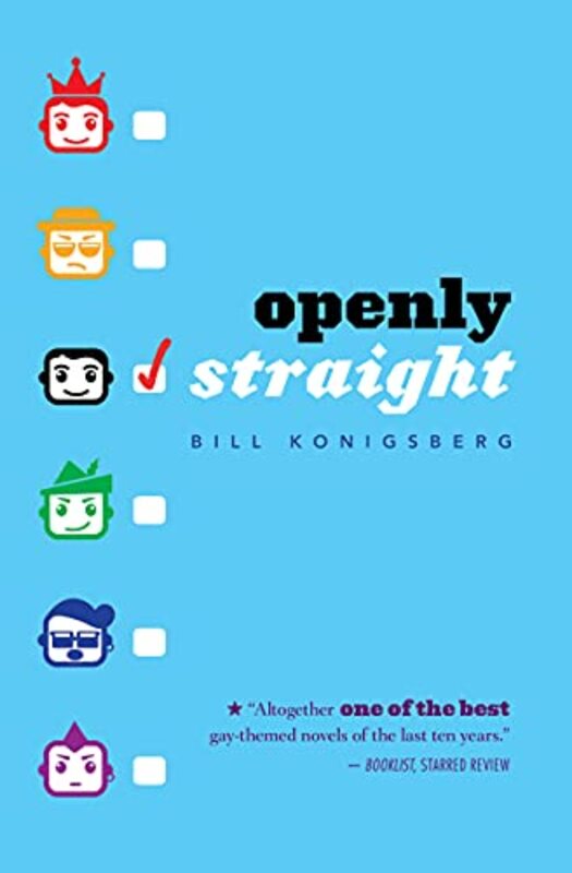 Book cover for "Openly Straight" by Bill Konigsberg