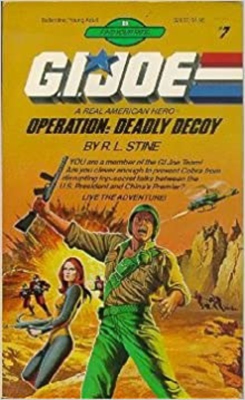 Book cover for "Operation Deadly Decoy" by R.L. Stine