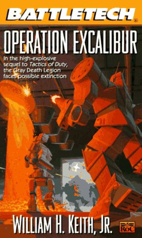 Book cover for "Operation Excalibur" by William H Keith