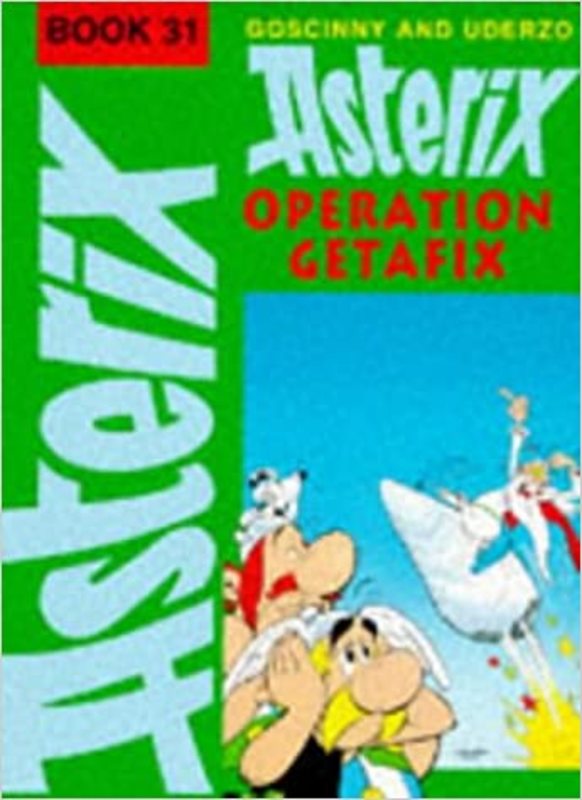 Book cover for "Operation Getafix" by Goscinny