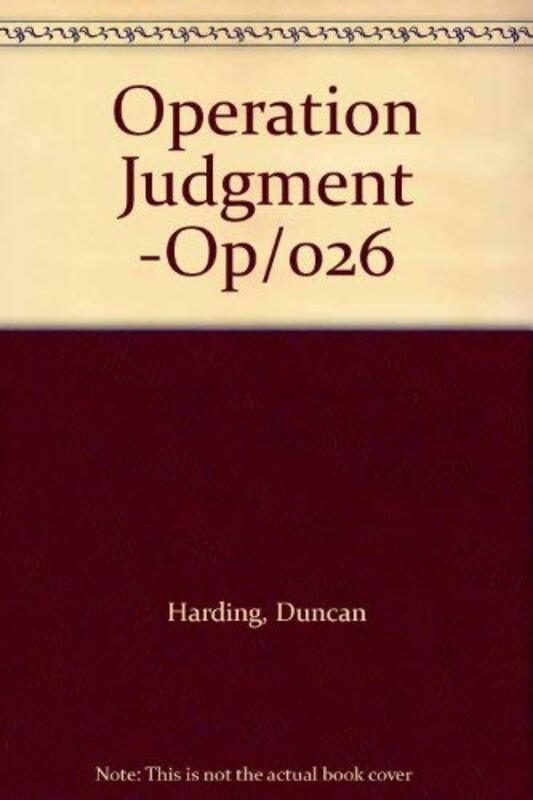 Book cover for "Operation Judgment" by Charles Whiting
