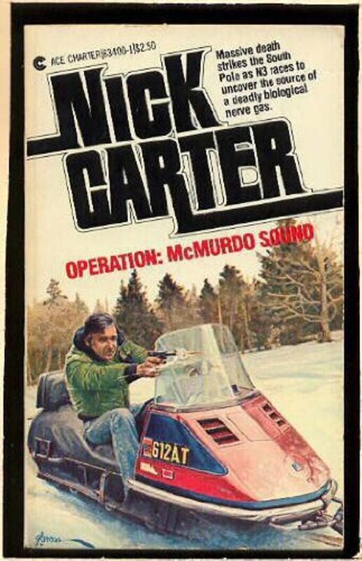 Book cover for "Operation McMurdo Sound" by Nick Carter