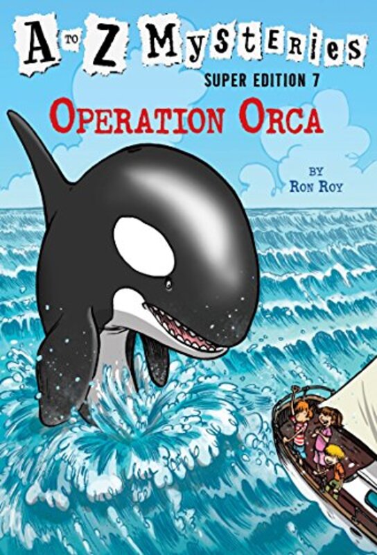 Book cover for "Operation Orca" by Ron Roy