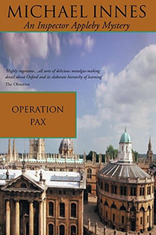 Book cover for "Operation Pax / The Paper Thunderbolt" by Michael Innes