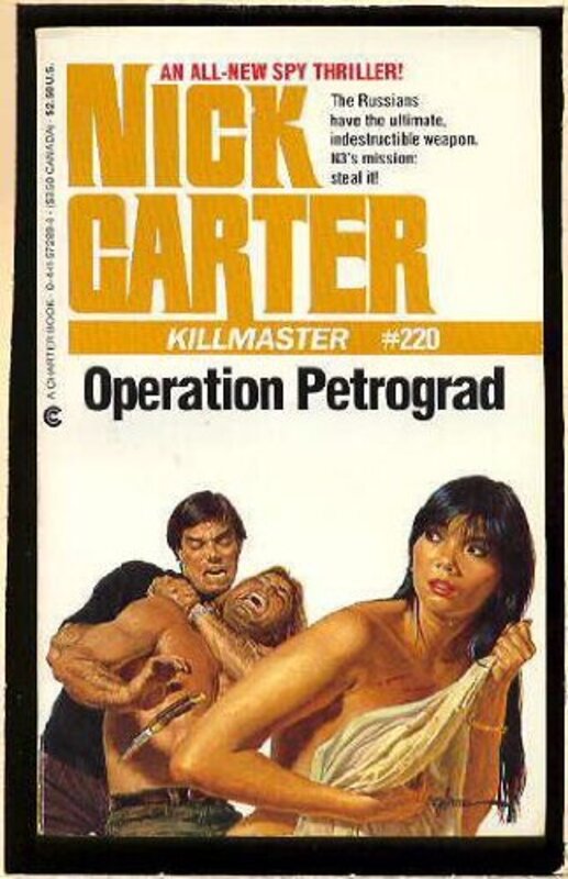 Book cover for "Operation Petrograd" by Nick Carter