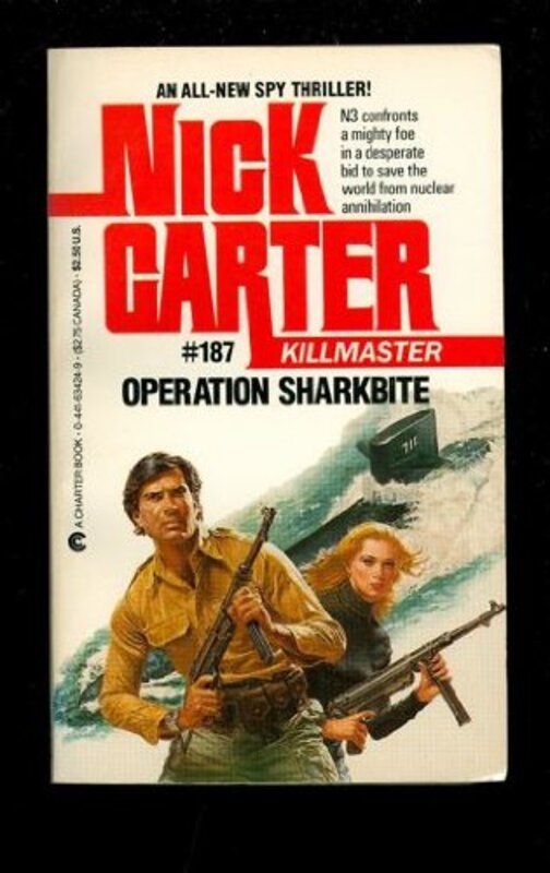 Book cover for "Operation Sharkbite" by Nick Carter