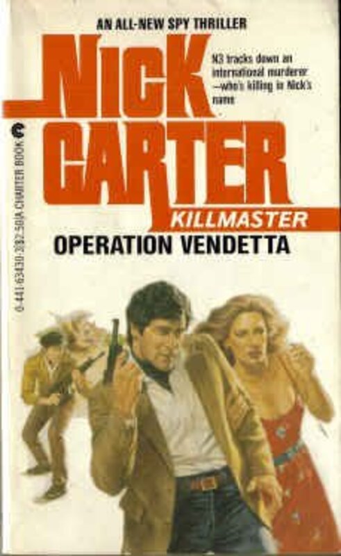 Book cover for "Operation Vendetta" by Nick Carter