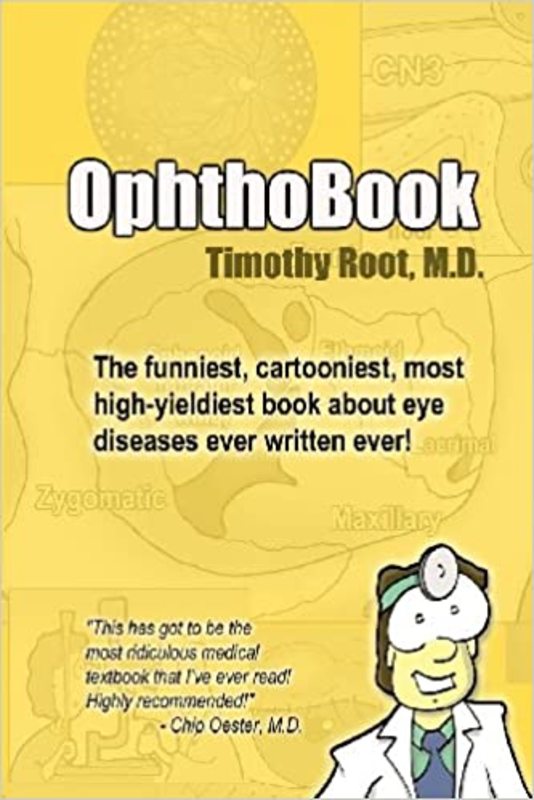 Book cover for "OphthoBook" by Dr Timothy Root