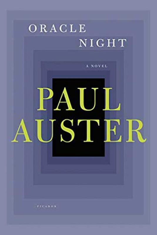 Book cover for "Oracle Night" by Paul Auster