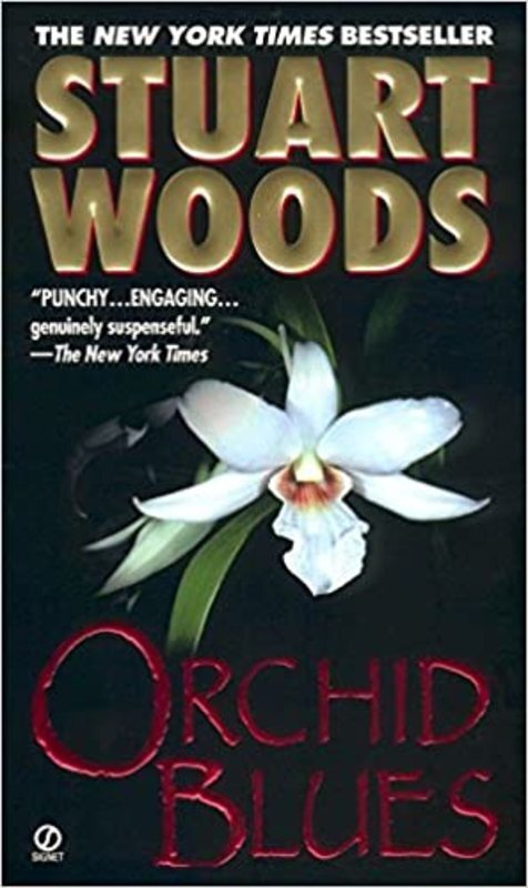 Book cover for "Orchid Blues" by Stuart Woods