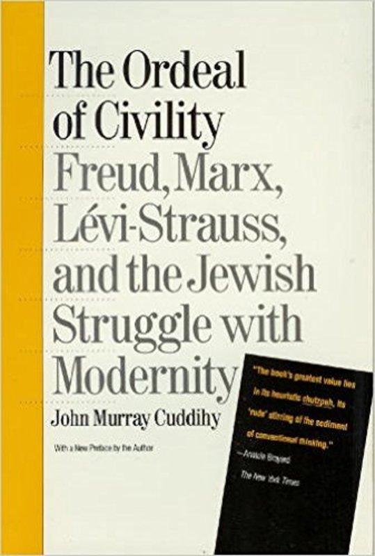 Book cover for "Ordeal of Civility" by John Murray Cuddihy