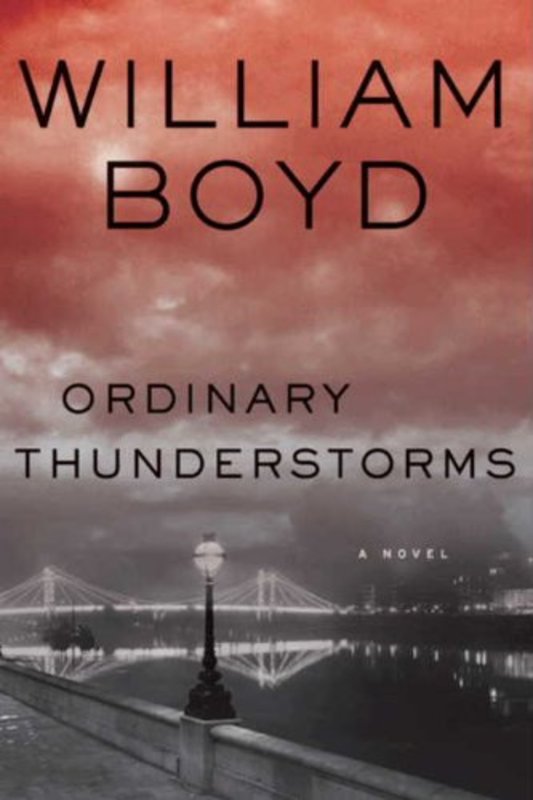 Book cover for "Ordinary Thunderstorms" by William Boyd