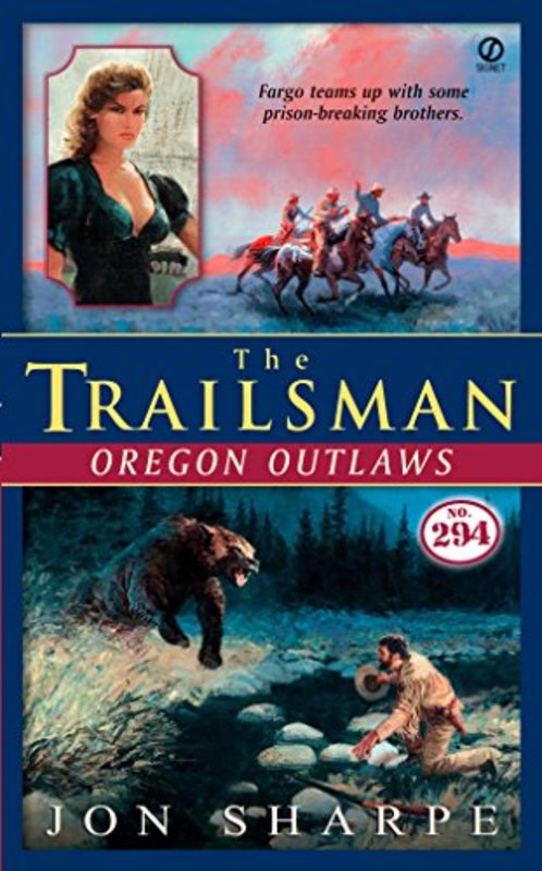 Book cover for "Oregon Outlaws" by Jon Sharpe
