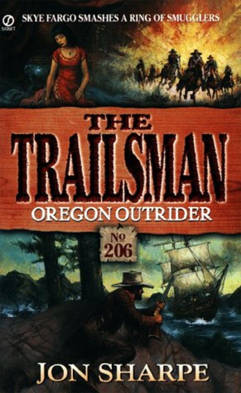 Book cover for "Oregon Outrider" by Jon Sharpe