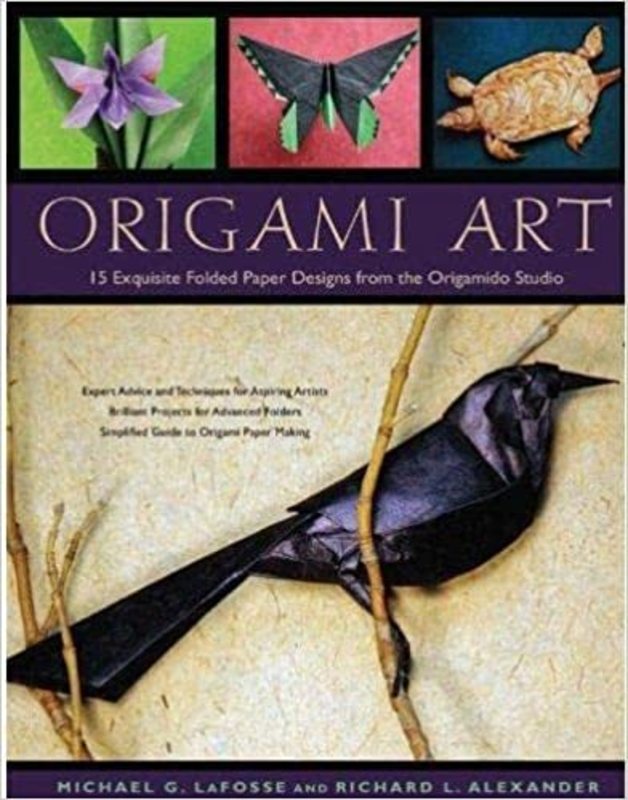 Book cover for "Origami Art" by Michael G. Lafosse