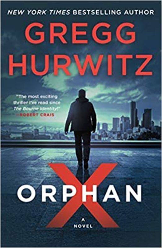 Book cover for "Orphan X" by Gregg Hurwitz