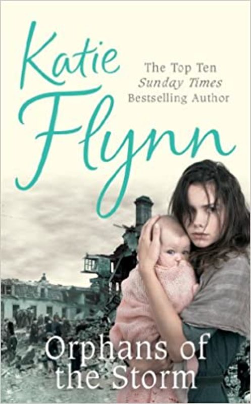 Book cover for "Orphans of the Storm" by Katie Flynn