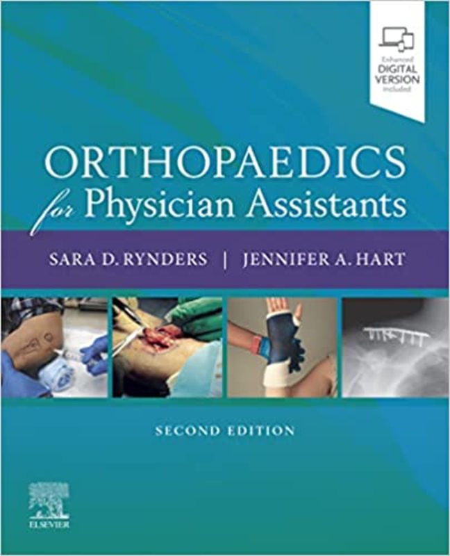Book cover for "Orthopaedics for Physician Assistants" by Sara D Rynders