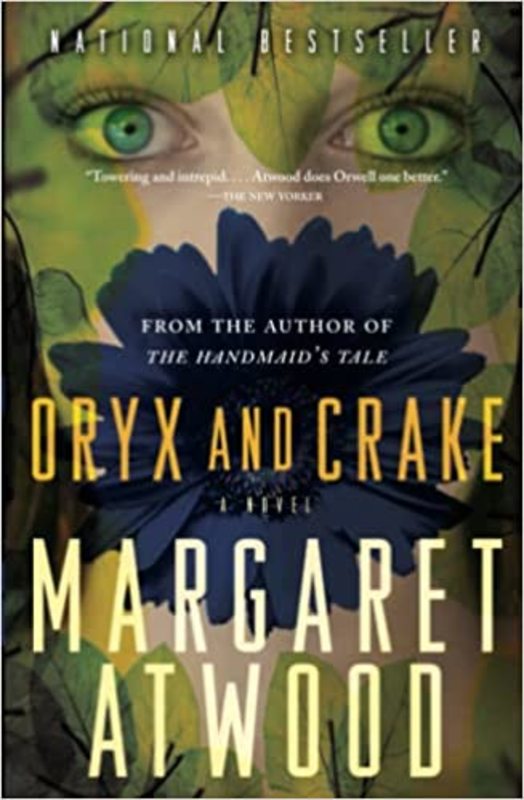 Book cover for "Oryx and Crake"