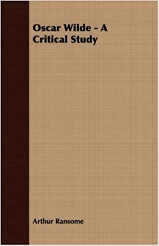 Book cover for "Oscar Wilde" by Arthur Ransome