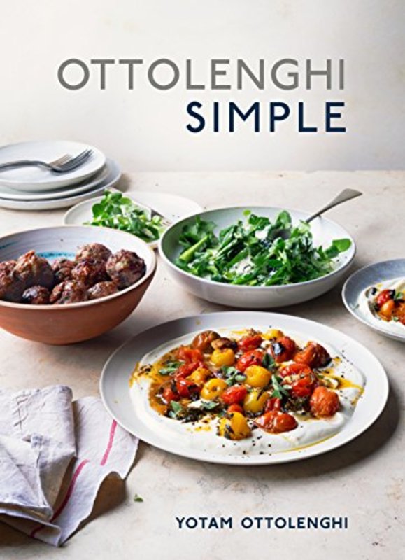 Book cover for "Ottolenghi Simple" by Yotam Ottolenghi