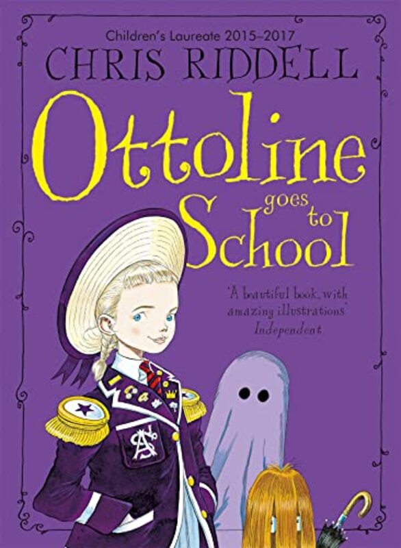 Book cover for "Ottoline Goes to School" by Chris Riddell