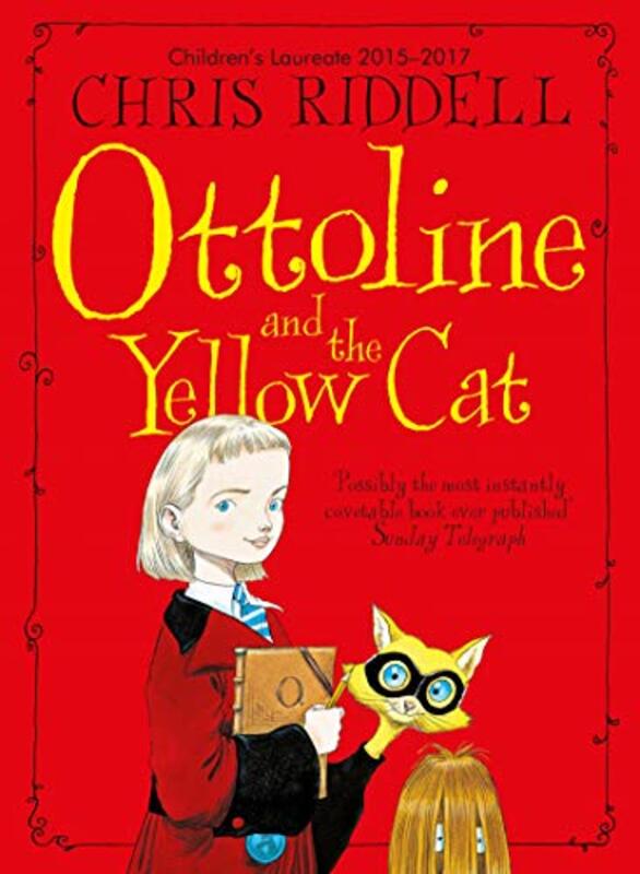 Book cover for "Ottoline and the Yellow Cat" by Chris Riddell