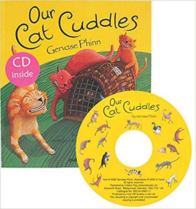 Book cover for "Our Cat Cuddles" by Gervase Phinn