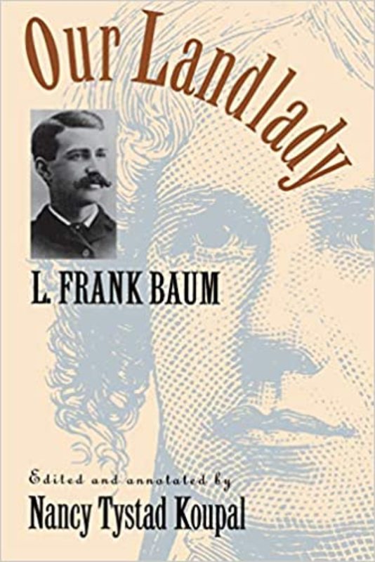 Book cover for "Our Landlady" by L Frank Baum