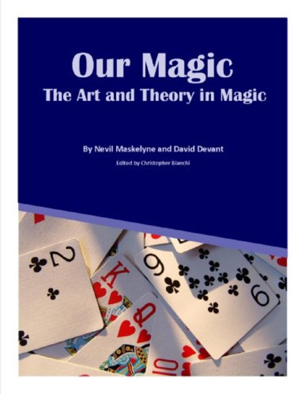 Book cover for "Our Magic" by David Devant