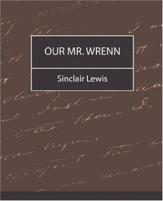 Book cover for "Our Mr. Wrenn" by Sinclair Lewis