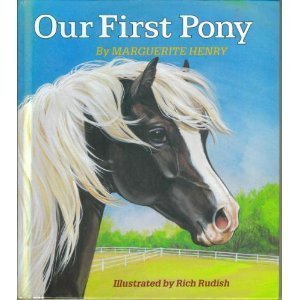Book cover for "Our First Pony" by Marguerite Henry