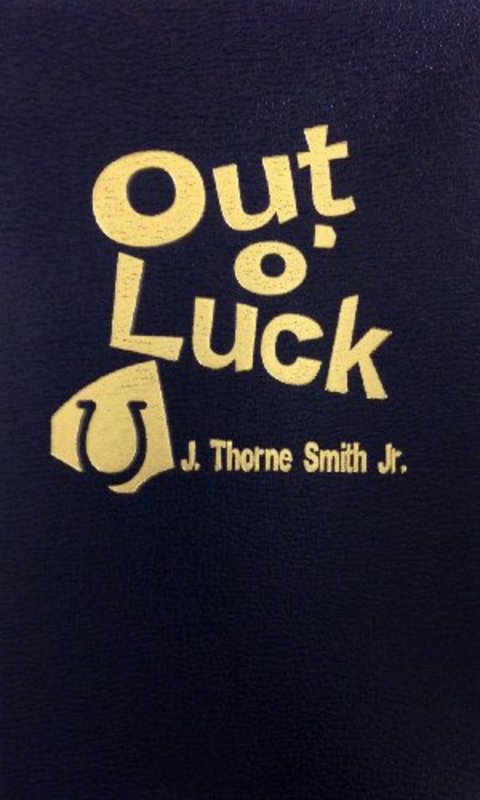 Book cover for "Out O' Luck" by Thorne Smith