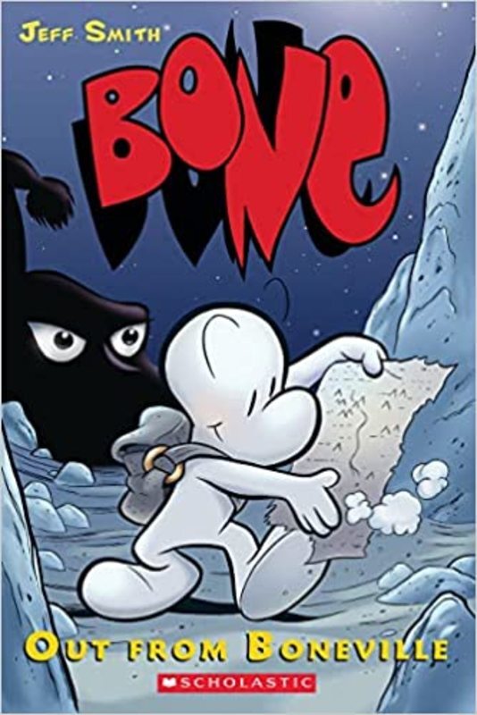 Book cover for "Out from Boneville" by Jeff Smith