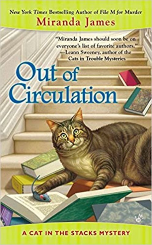 Book cover for "Out of Circulation" by Miranda James
