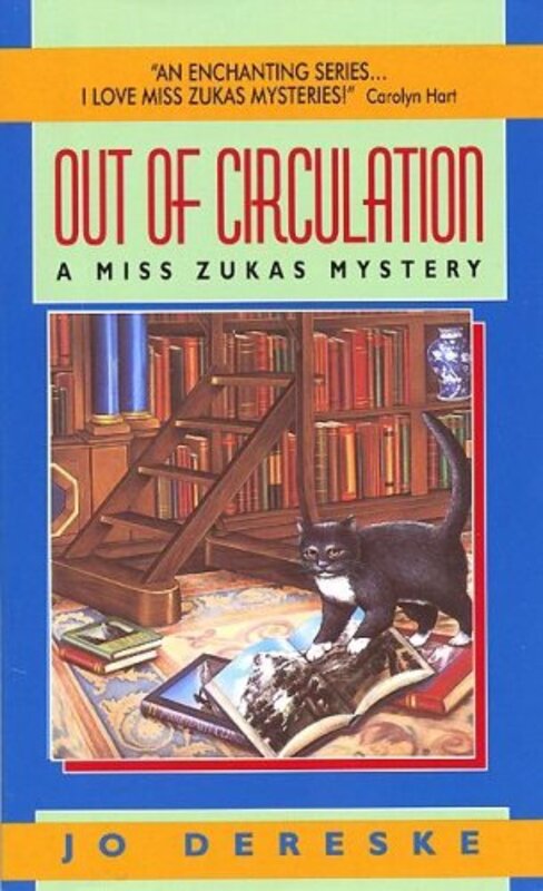 Book cover for "Out of Circulation" by Jo Dereske