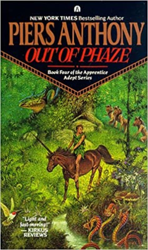 Book cover for "Out of Phaze" by Piers Anthony