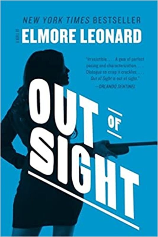 Book cover for "Out of Sight" by Elmore Leonard