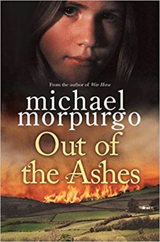 Book cover for "Out of the Ashes" by Michael Morpurgo