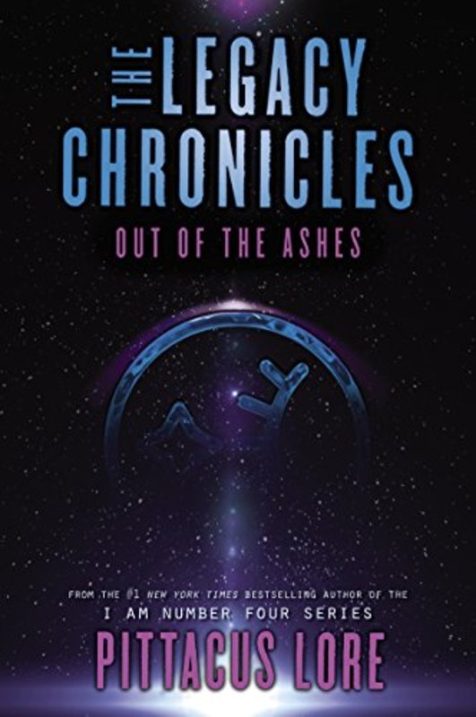 Book cover for "Out of the Ashes" by Pittacus Lore