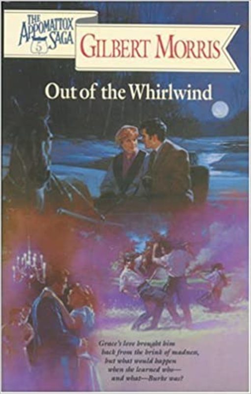 Book cover for "Out of the Whirlwind" by Gilbert Morris